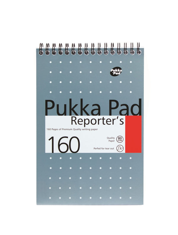 Metallic Reporter Notebook - PUKKA 160 Pages NM001